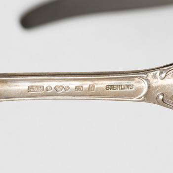 A Swedish silver cutlery set, "Prince Albert", GAB and CG Hallberg, Stockholm and Eskilstuna, 1950s-70s (66 pieces).