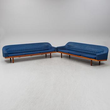 ARNE HALVORSEN, soffor, ett par, "Nr. 2010", West Norway Factories LTD A/S Ørsta, Norge 1960-tal.