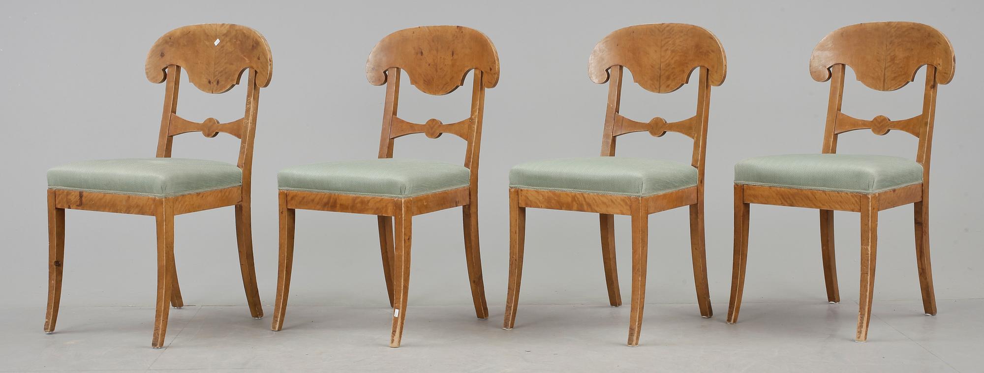 STOLAR, 4 st, Karl Johan, 1800-talets första hälft.