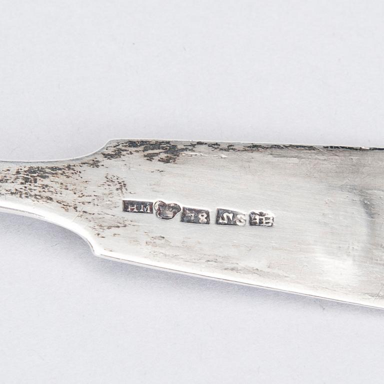 STRÖSKED, silver, Herman Miettinen, Tavastehus 1875. 42 g.