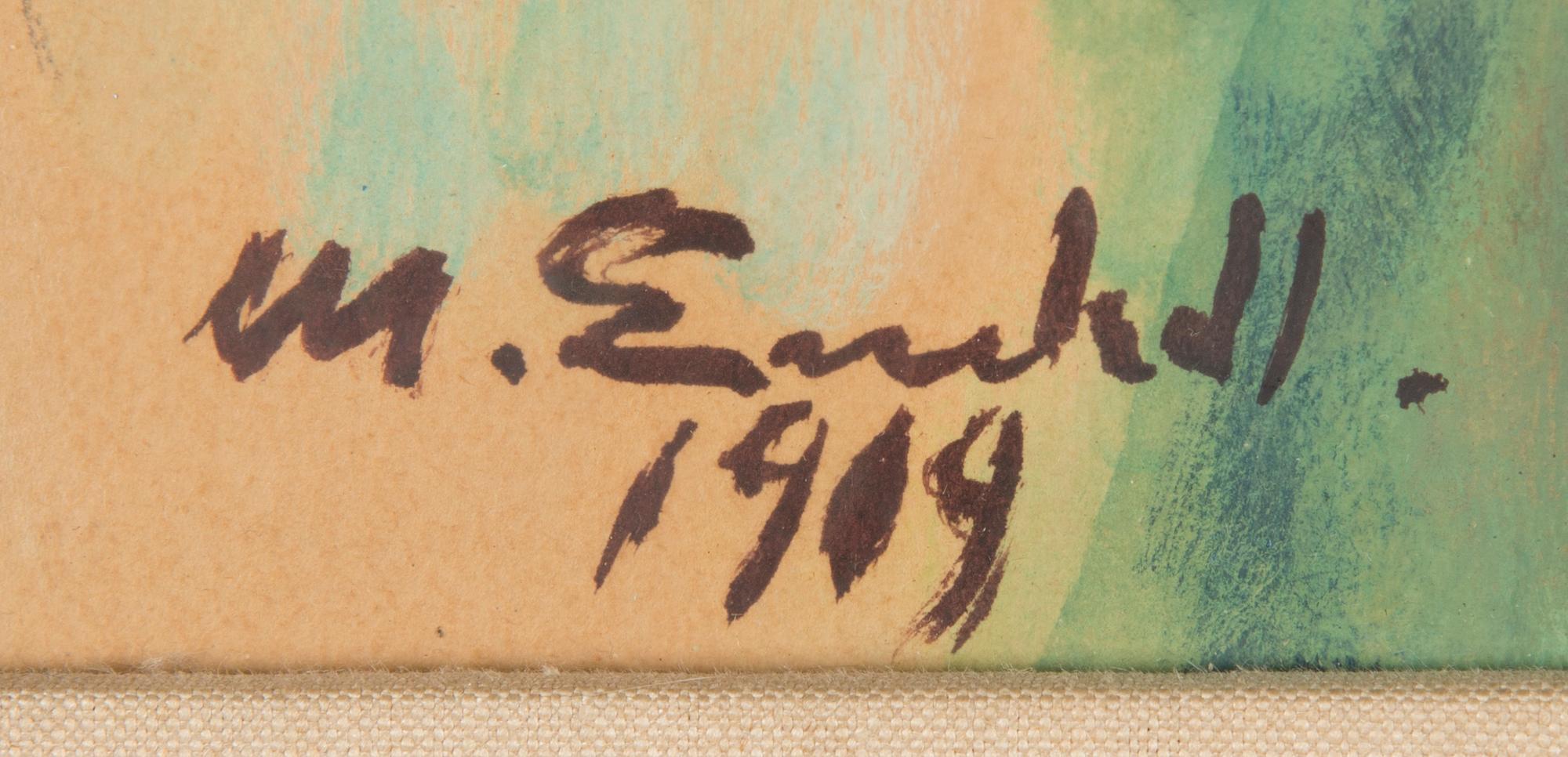 Magnus Enckell, Piprökande man.