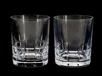 WHISKYGLAS, 12 st, glas, Vicke Lindstrand, "City", Kosta.