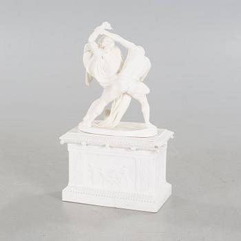 A porcelain sculpture after JOHAN PETER MOLIN by Gustavsberg dated 1913.