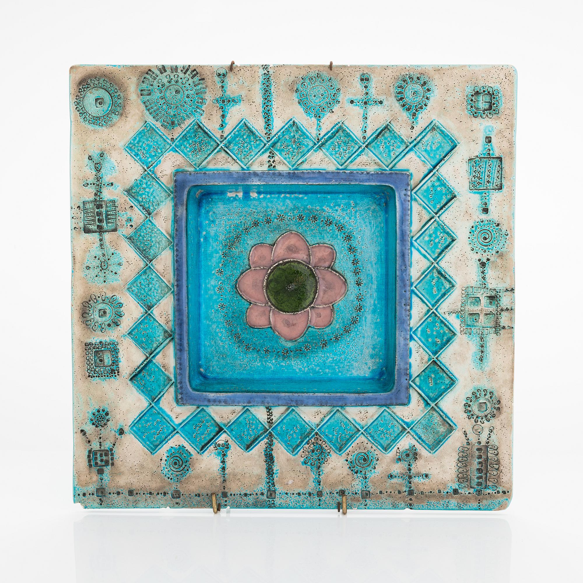 Rut Bryk, relief, stengods, signerad BRYK.