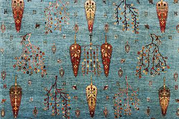 A Khorjin carpet, c. 304 x 255 cm.