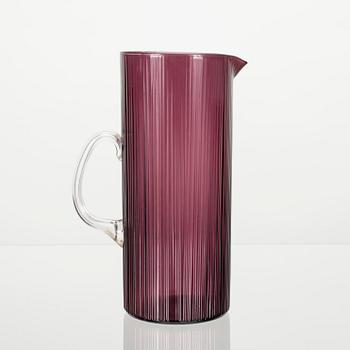 KANNA och SAFTGLAS, 6 st, modell 2065, design Tapio Wirkkala, Iittlala 1960-tal.