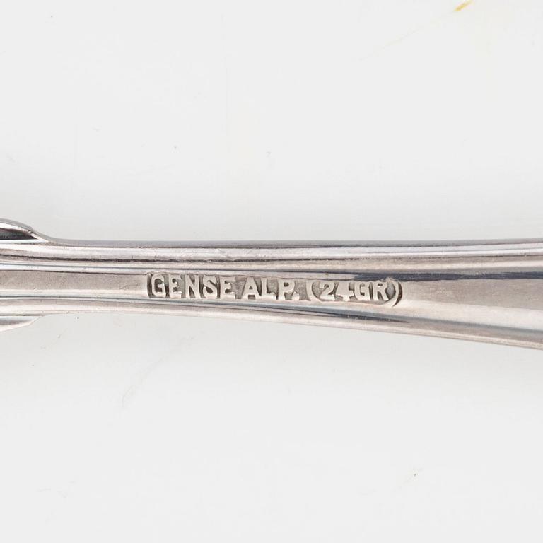 A silver cutlery set, 15 pieces, mark of GAB and CG Hallberg, Stockholm 1941-1976.