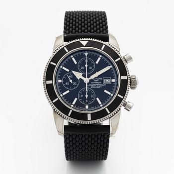 Breitling, SuperOcean, Heritage 46, chronograph, wristwatch, 46 mm.