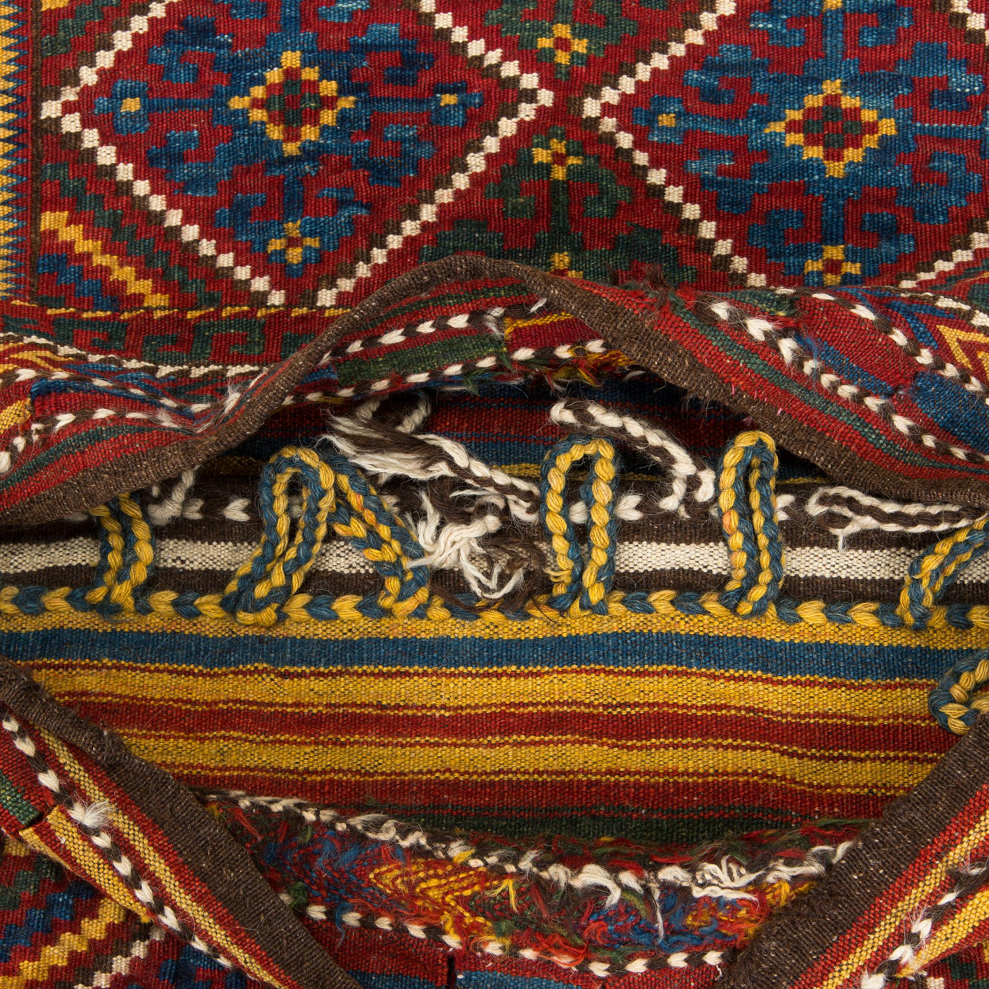 A pair of west persian saddel bags. Circa  150 x 80 cm.