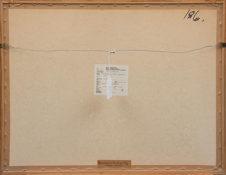 VÄINÖ ROUVINEN, kuivaneula ja akvatinta, signeerattu, päivätty 1975 ja numeroitu 17/50. Taiteilijan vedos.