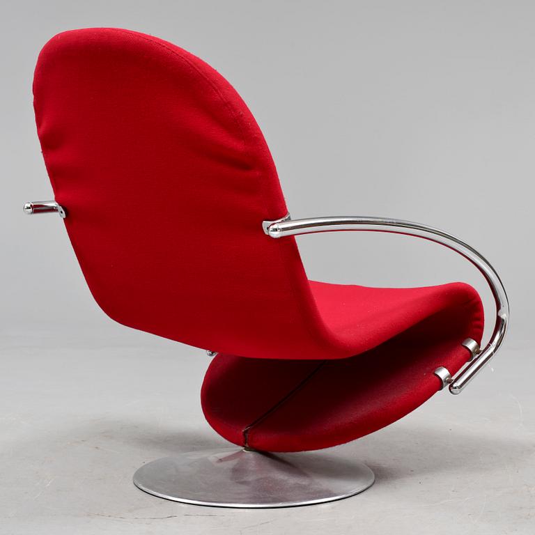 FÅTÖLJ, "1-2-3 system" (modell A6101), Verner Panton, Fritz Hansen, modellen formgiven 1973.