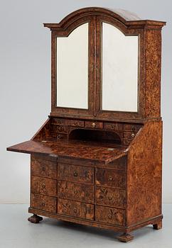 A North European late Baroque 18th century writing cabinet.