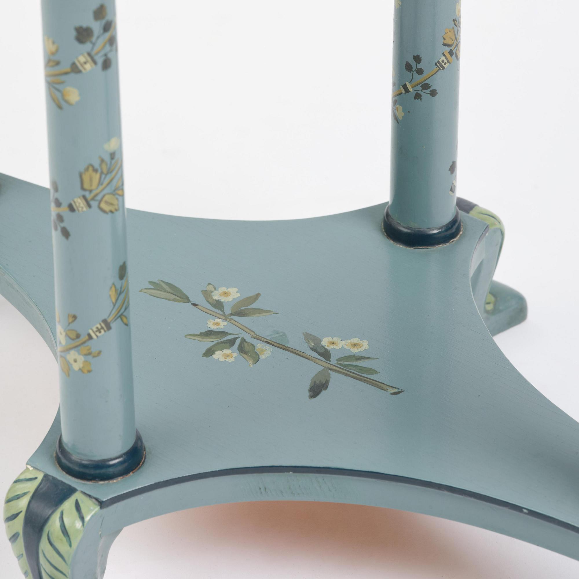 Carl Malmsten, a Swedish Grace flower table, cabinetmaker Albin Johansson, Stockholm, for Villa Kvikkjokk, 1927.