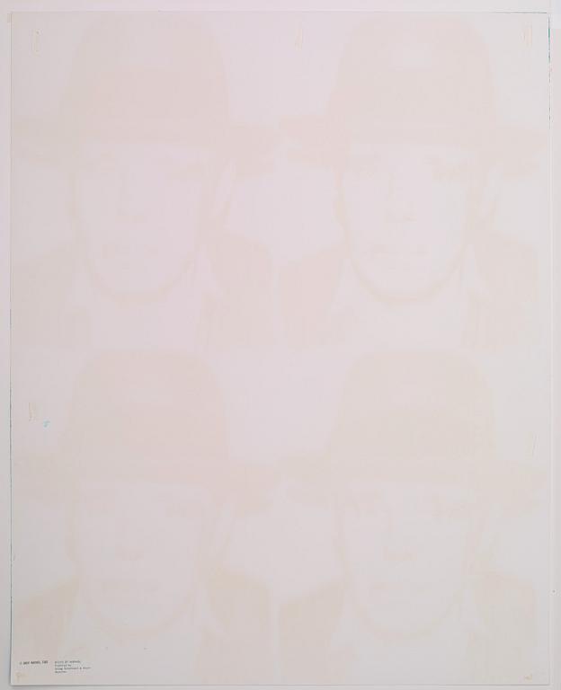 Andy Warhol, "Joseph Beuys".