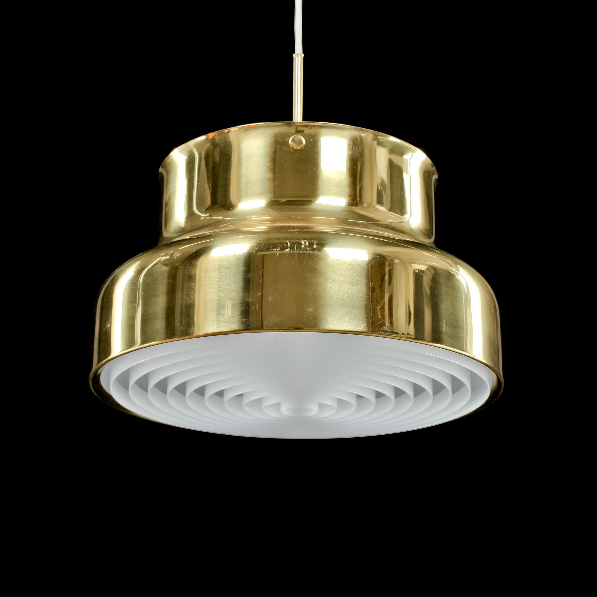 TAKLAMPA, "Bumlingen", Anders Pehrson, Ateljé Lyktan, 1900-talets andra hälft. Höjd ca 36 cm.