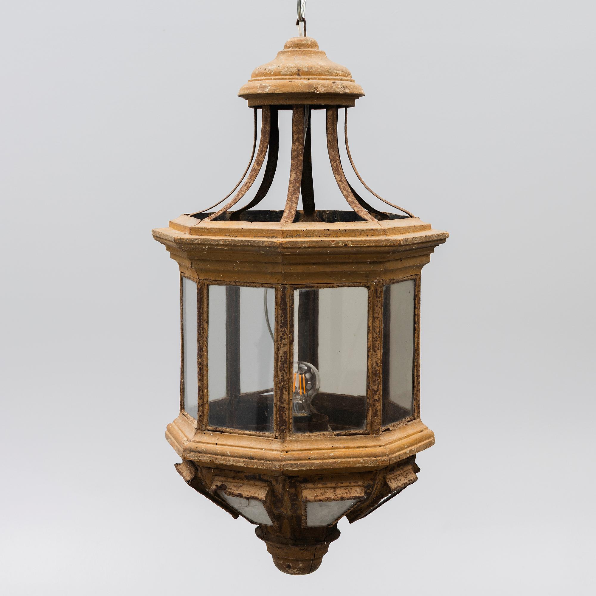 Ceiling lantern, 19th century.