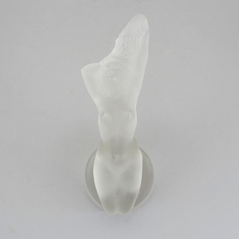 FIGURIN, glas, Lalique, Frankrike, 1900-talets andra hälft.