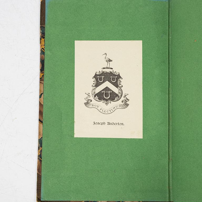 Collection of older books on hunting.