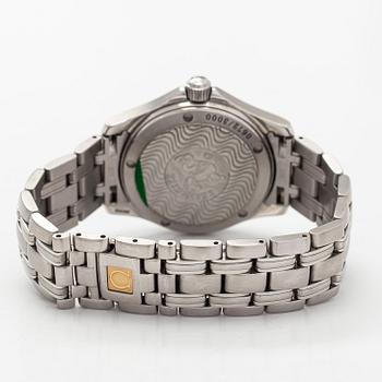 Omega Seamaster, Jaques Mayol limited edition / Dolphin, 36 mm, steel, automatic, sapphire crystal.