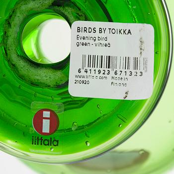 Oiva Toikka, glasfågel, signerad Oiva Toikka IITTALA SCOPE 192.