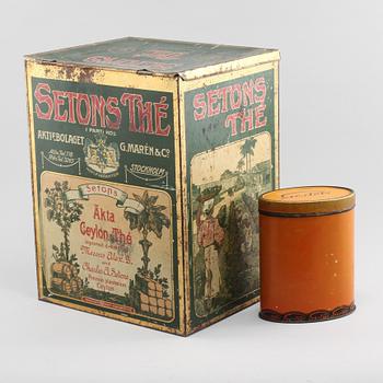 BURKAR, 2 st, plåt, Sverige, 1900-talets första hälft.