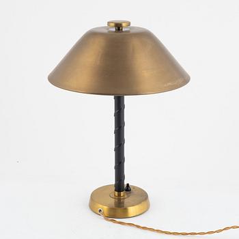 Einar Bäckströms Metallvarufabrik, bordslampa, modell 5014, 1940-tal.