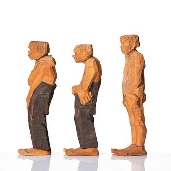 Axel Petersson Döderhultarn, "Beväringsmönstring" (The Enrollment Act), 6 pieces.