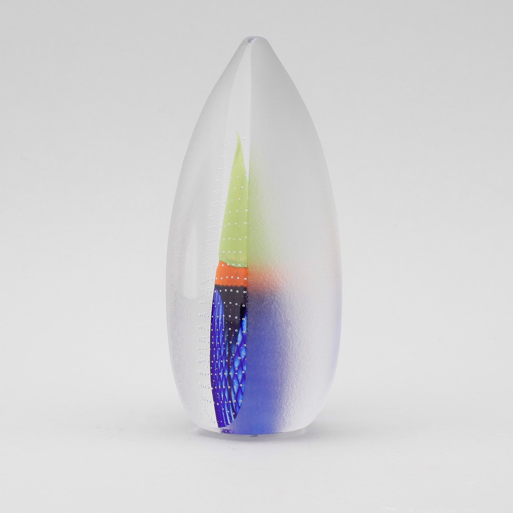 SKULPTUR, glas, Monica Backström, Kosta Boda.