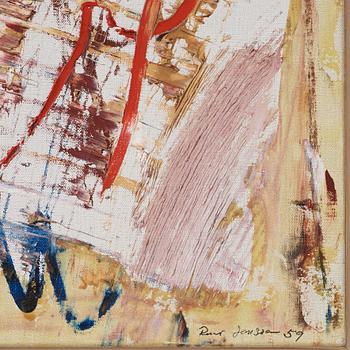 RUNE JANSSON, oil on canvas, signed and dated -59.