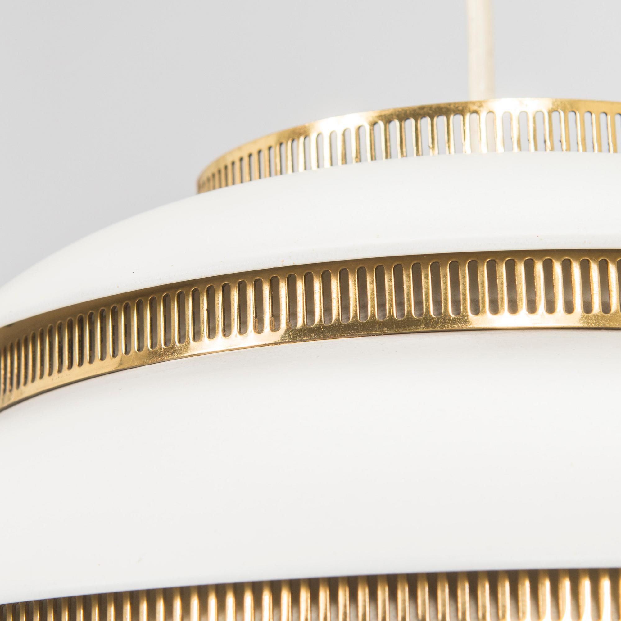 Alvar Aalto, a pendant lamp A332, 'Beehive' for Valaistustyö.