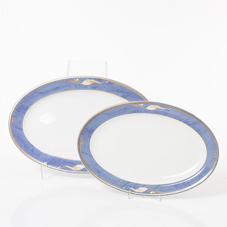 Royal Copenhagen, a 66-piece dinner and coffee service, 'Magnolia', Denmark, 1992-99.