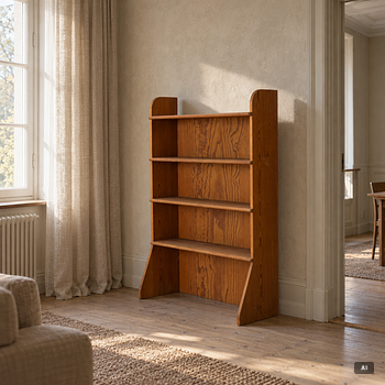 Bookcase, sports cabin model, 1930s–40s.