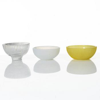 Arthur Percy, a 'Swedish Modern' glass service, "Reffla", Gullaskruf, the model designed in 1952 (110 pieces).