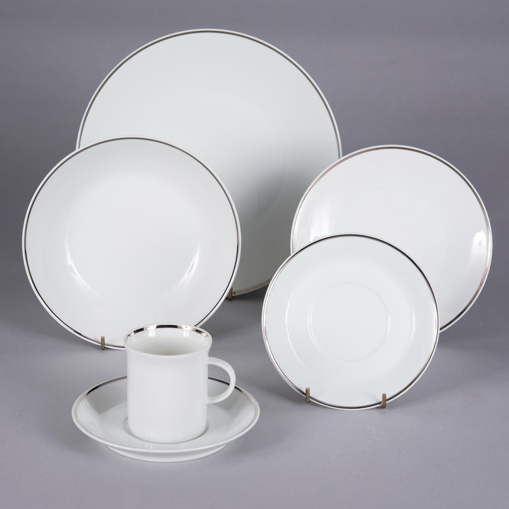 SERVIS, 67 delar, porslin, Rosenthal "Studio-linie". 1980-tal.