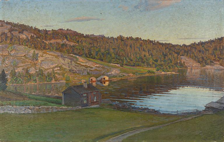 Carl Johansson, Twilight Landscape.