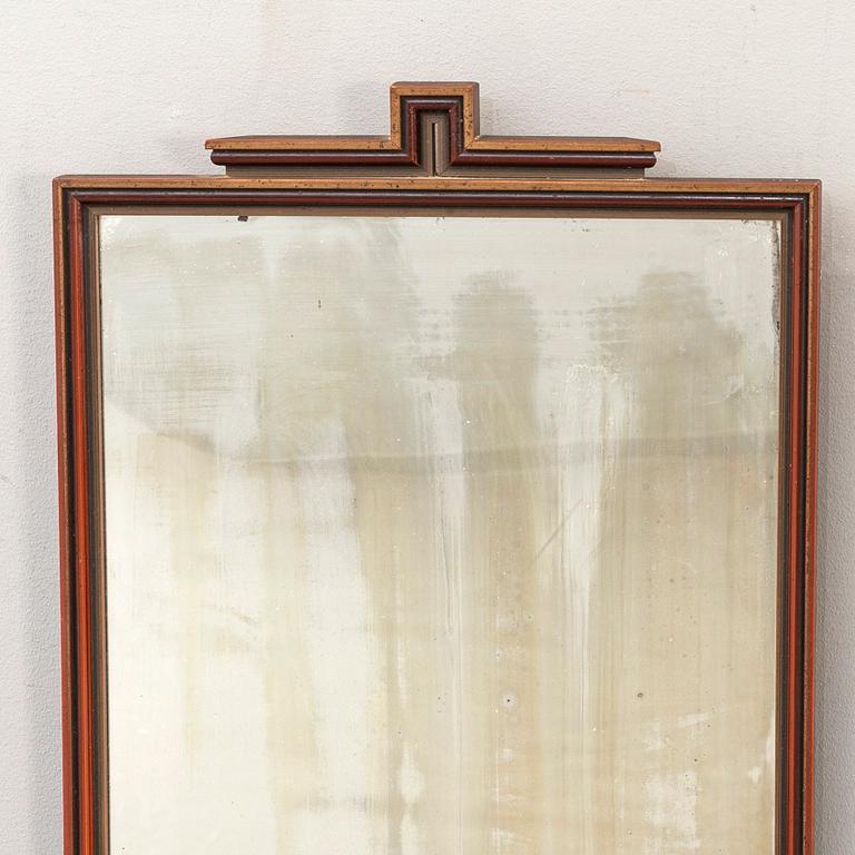 AN ART DECO  WALL MIRROR 1930'S.