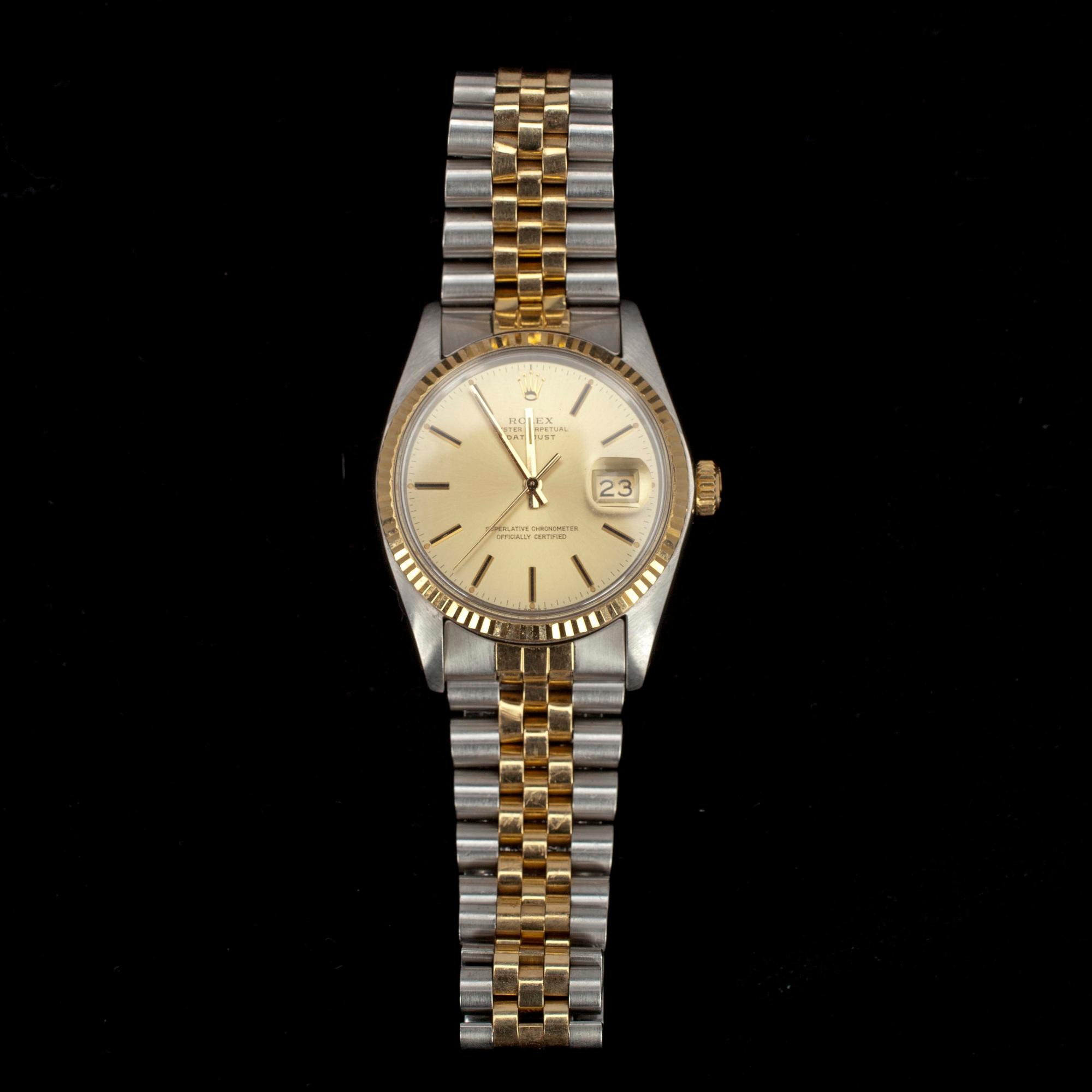 HERRARMBANDSUR, Rolex Oyster Perpetual Datejust.