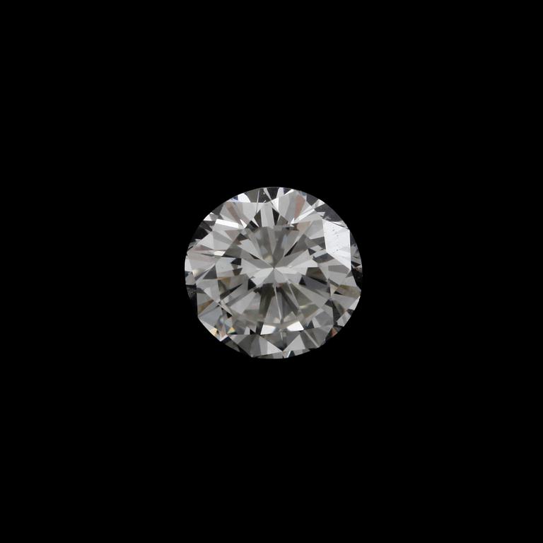 A loose brilliant-cut diamond, 0.60 ct, H/VVS, very good cut.