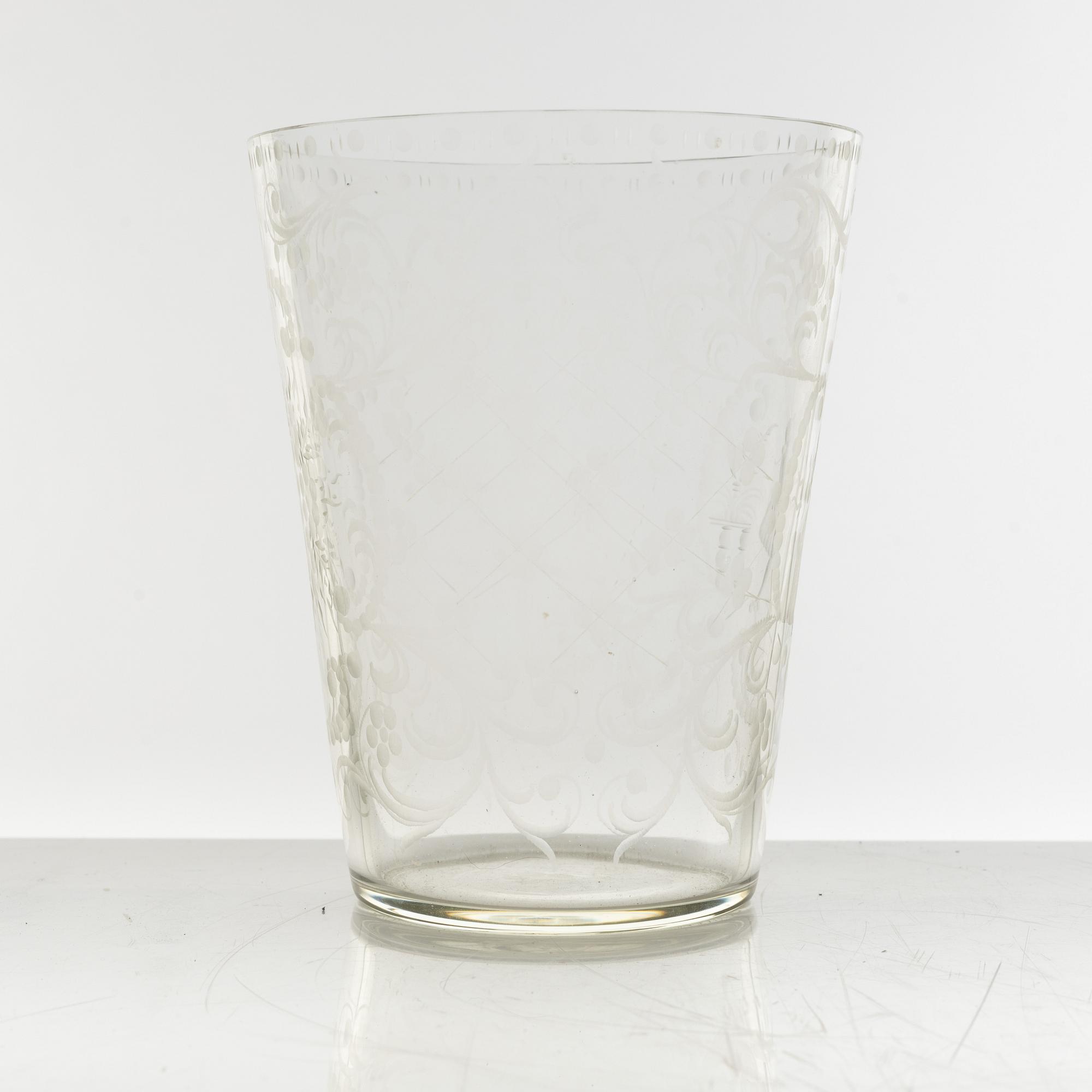 Bägare, två stycken, 1700-/1800-tal.