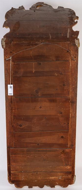 A late 19th century mirror and console table.