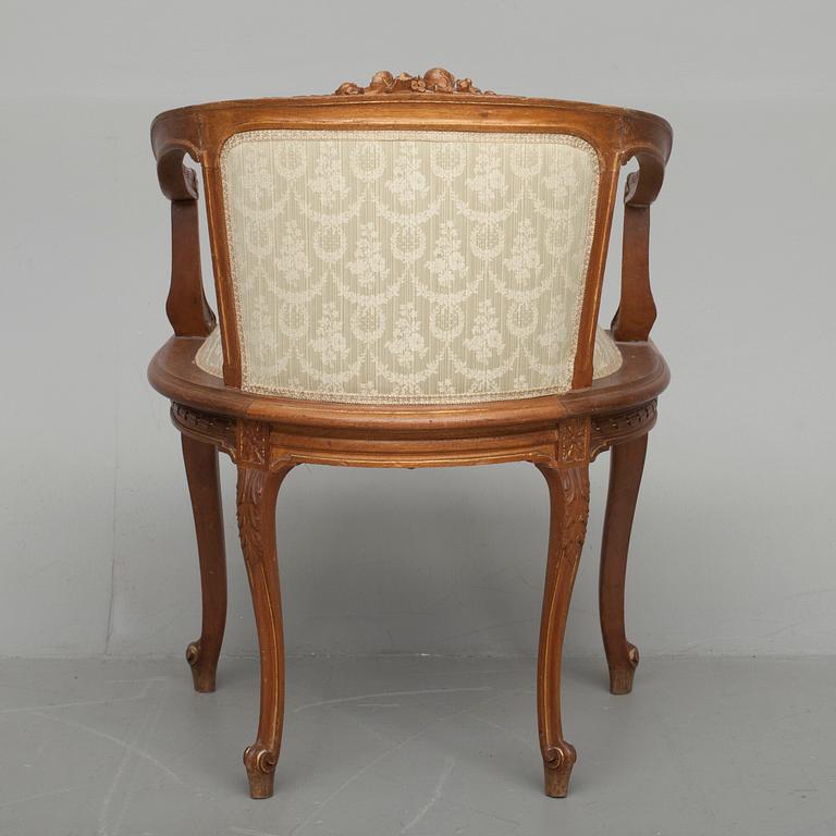 SKRIVBORD OCH STOL, Louis XVI-stil, Frankrike 1900-talets början.