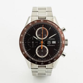 Tag Heuer, Carrera, wristwatch, chronograph, 41 mm.