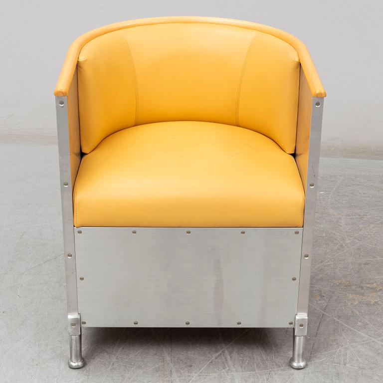 MATS THESELIUS, an 'Aluminium' easy chair, designed 1990.