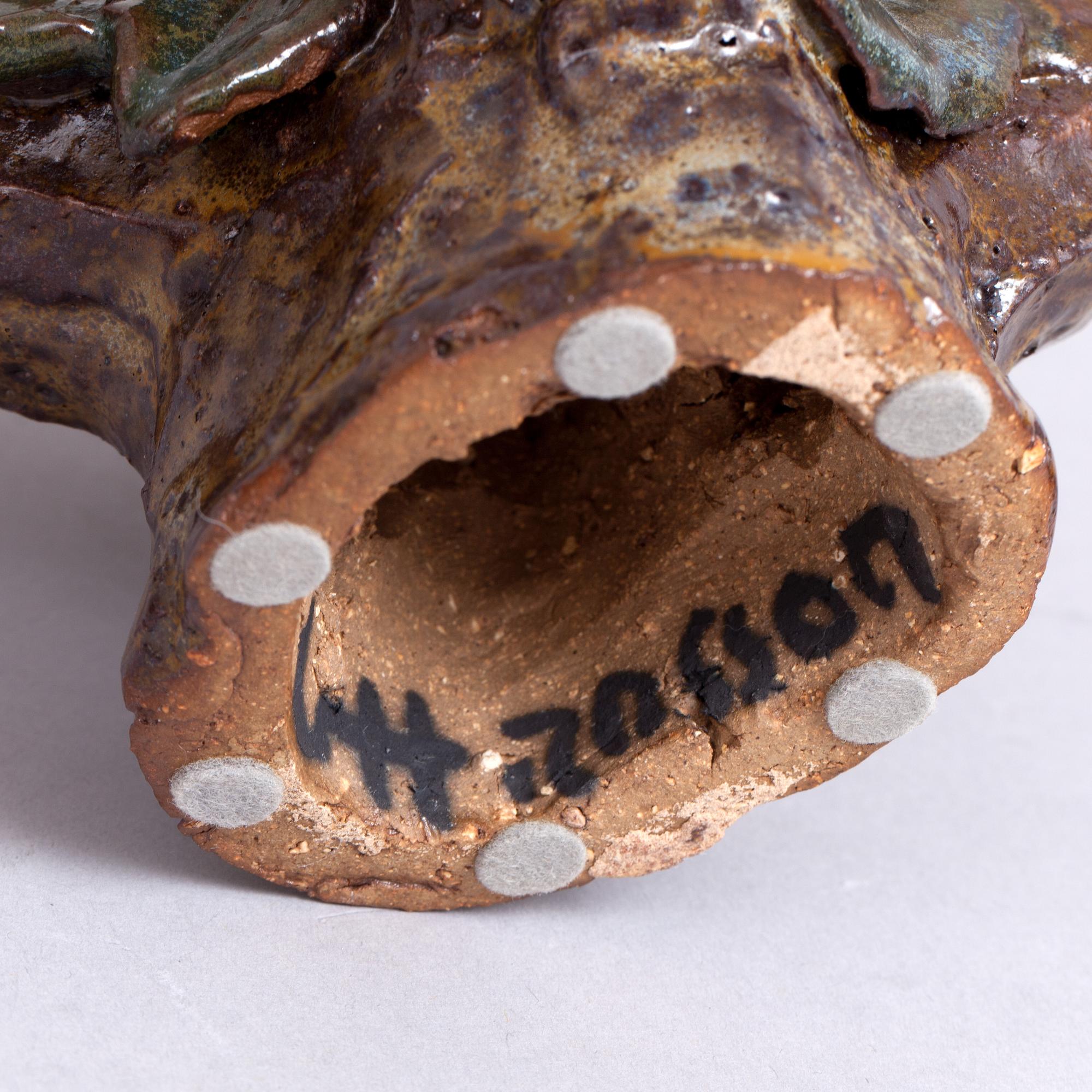 FIGURGRUPP samt FIGURIN, stengods, Gunnar Hansson. 1900-talets andra hälft.