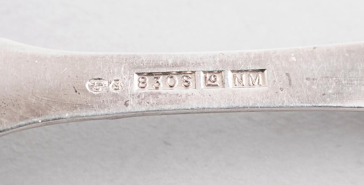 BESTICK, silver, 18 del, olika modeller. Vikt ca 365 g.