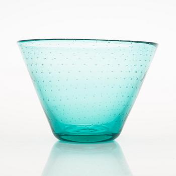 Marja Hepo-aho, a Vihma cooler 'Ocean Breeze', signed MH, Glass Studio Mafka&Alakoski Riihimäki 2019.