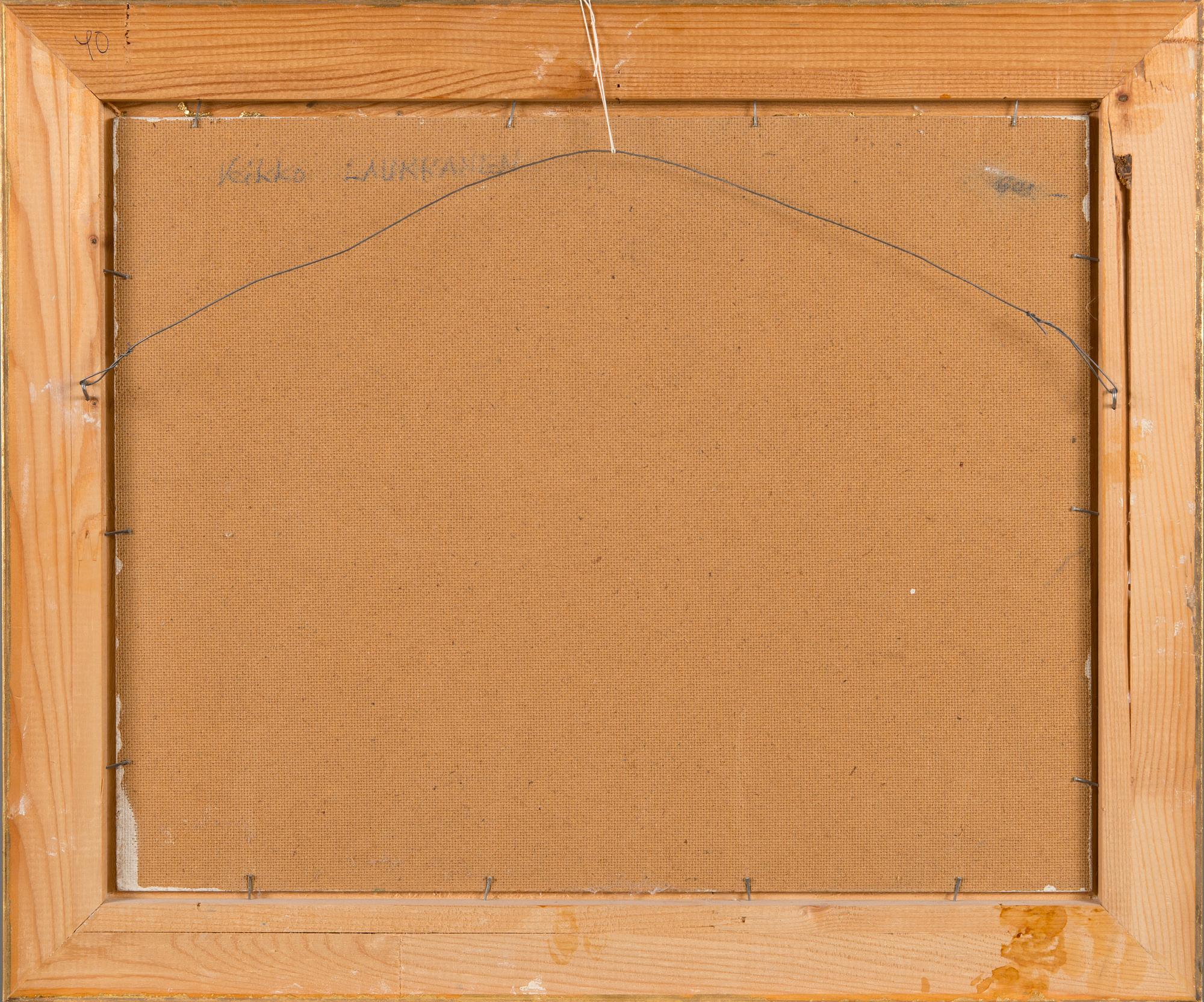 Veikko Laukkanen, oil on panel, signed and dated-66.