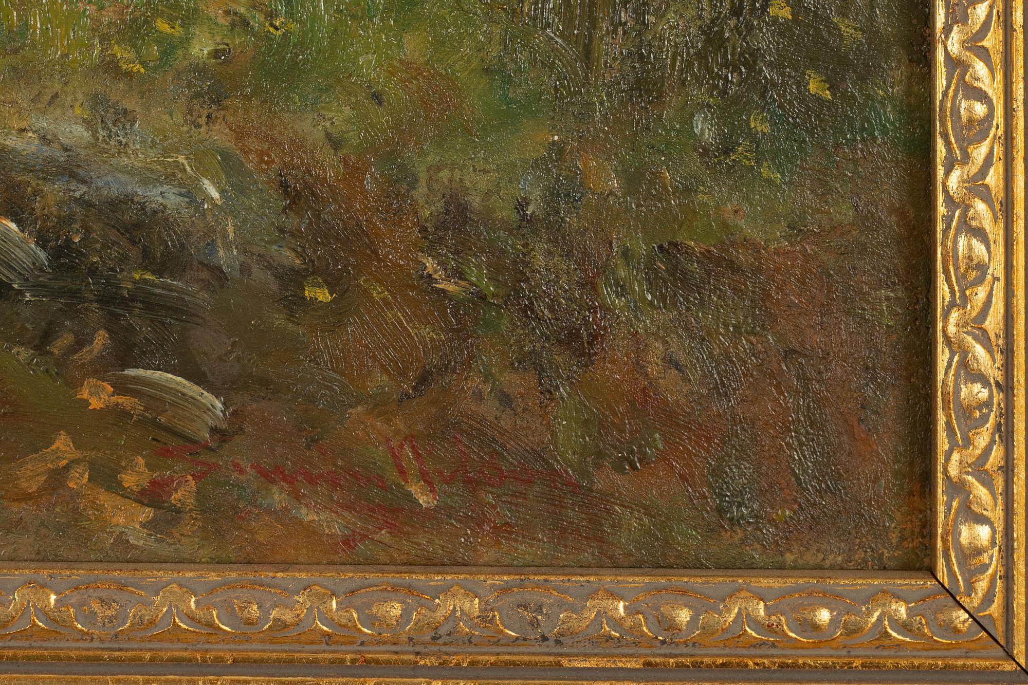 Severin Nilson, "Fiskarstuga i skärgården".