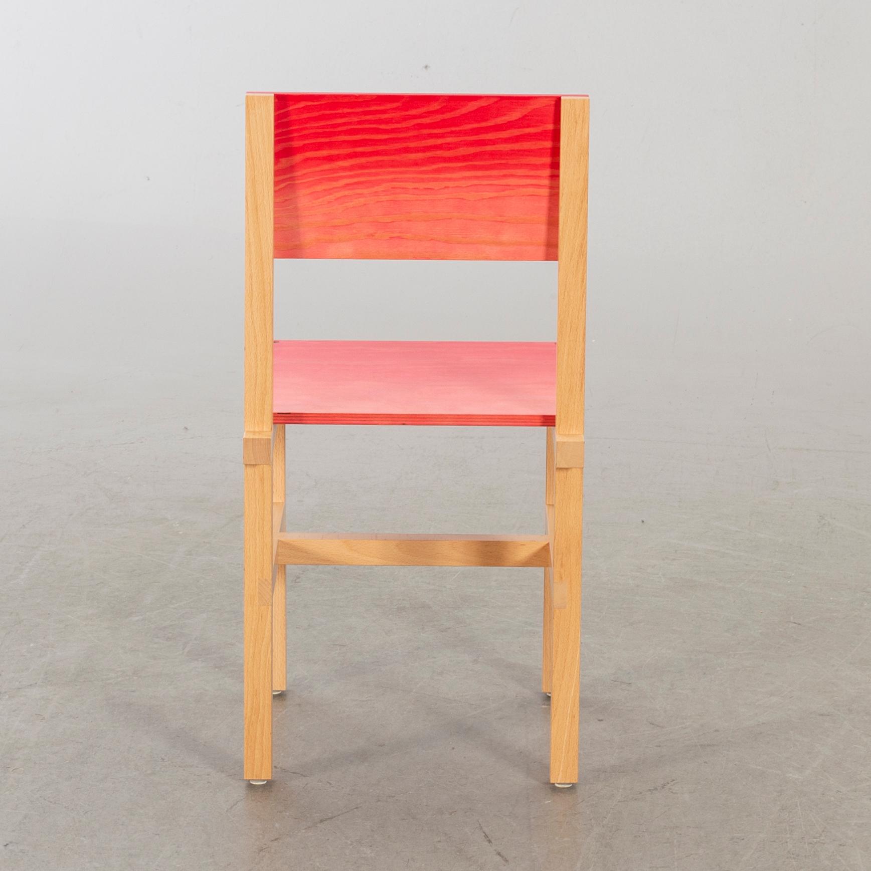 FREDRIK PAULSEN, "Röhsska"Designbaren, stol, Blå Station 2020, Stol 13/102.