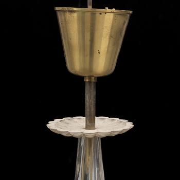 a 1940's ceiling lamp from Orrefors.